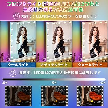 Amazon.co.jp: VANITII GLABAL 女優ミラー 大きい ハリウッド